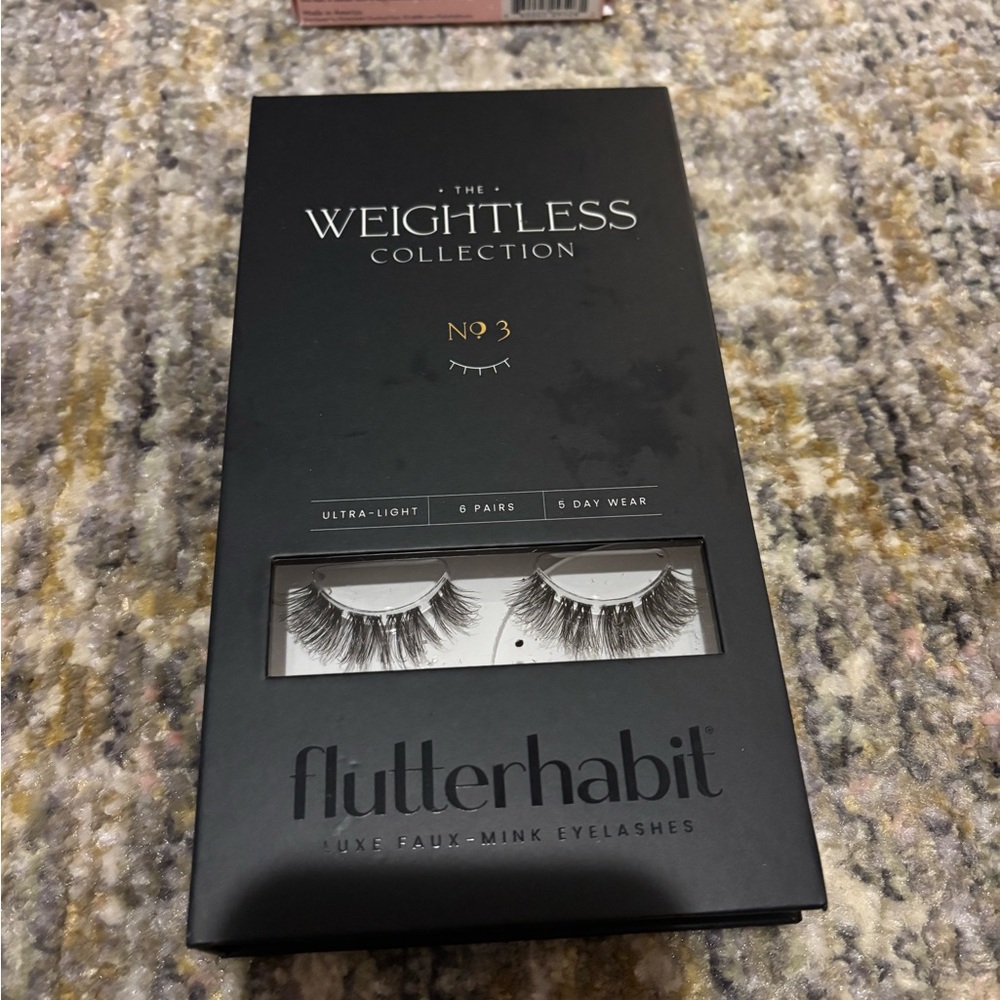 FlutterHabit Luxe Faux Mink Eyelashes - Black